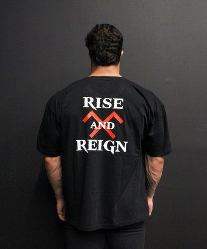 T-shirt Rize and Reign Oversize Fit - Black